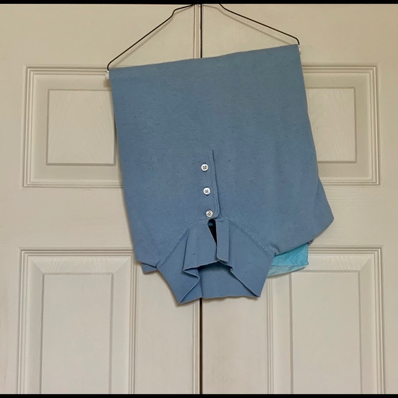 Banana Republic 100% Cotton Baby Blue Polo - Picture 2 of 7